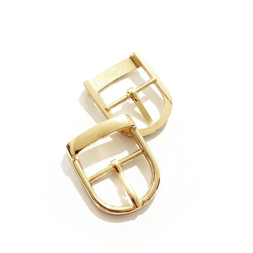 Metall-Gürtelschnallen 25mm DIY Taschen- &amp; Geldbörsenzubehör gold 2 Stück
