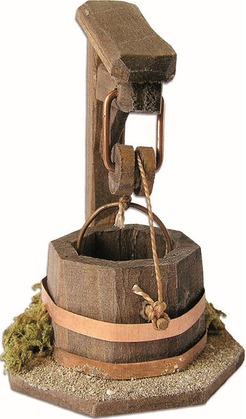 Galgenbrunnen aus Holz Miniatur in verschiedenen Größen