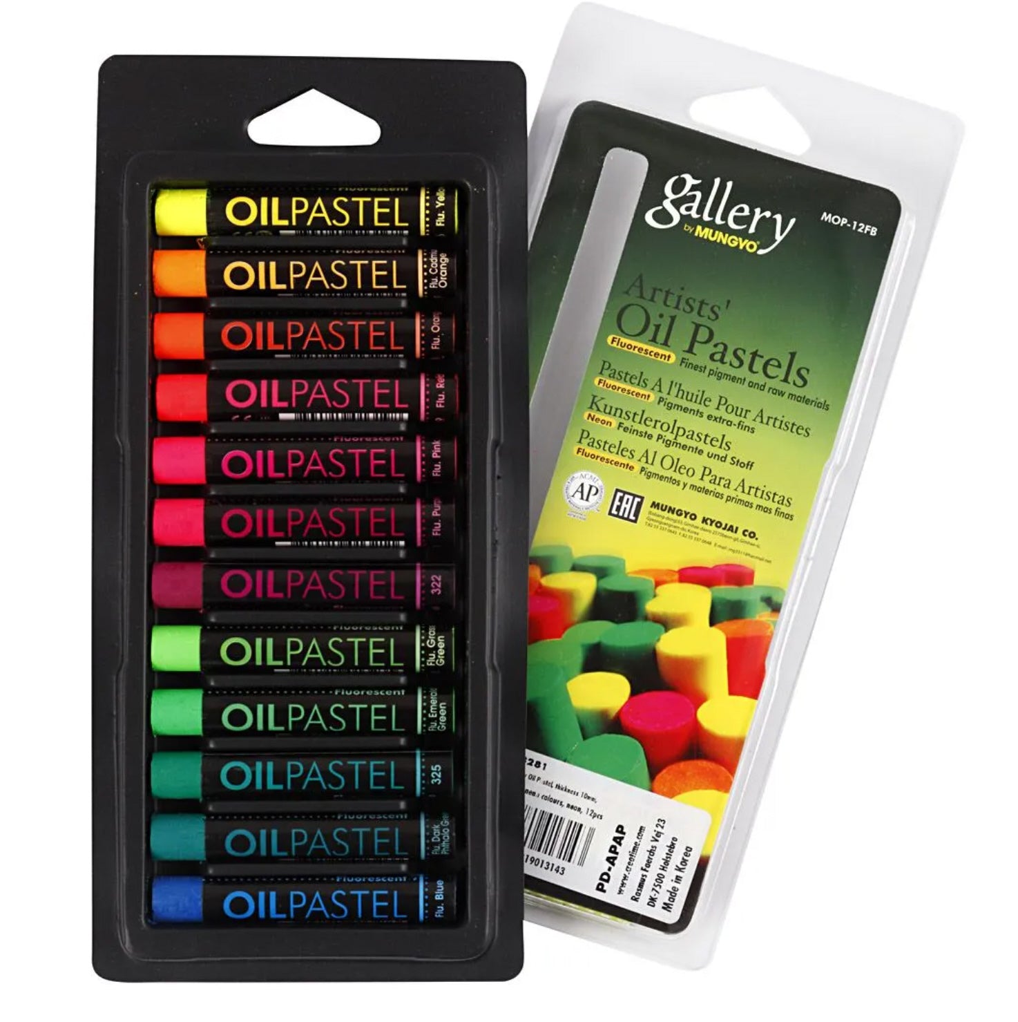 Künstler-Ölpastelle NEON 12 Stifte