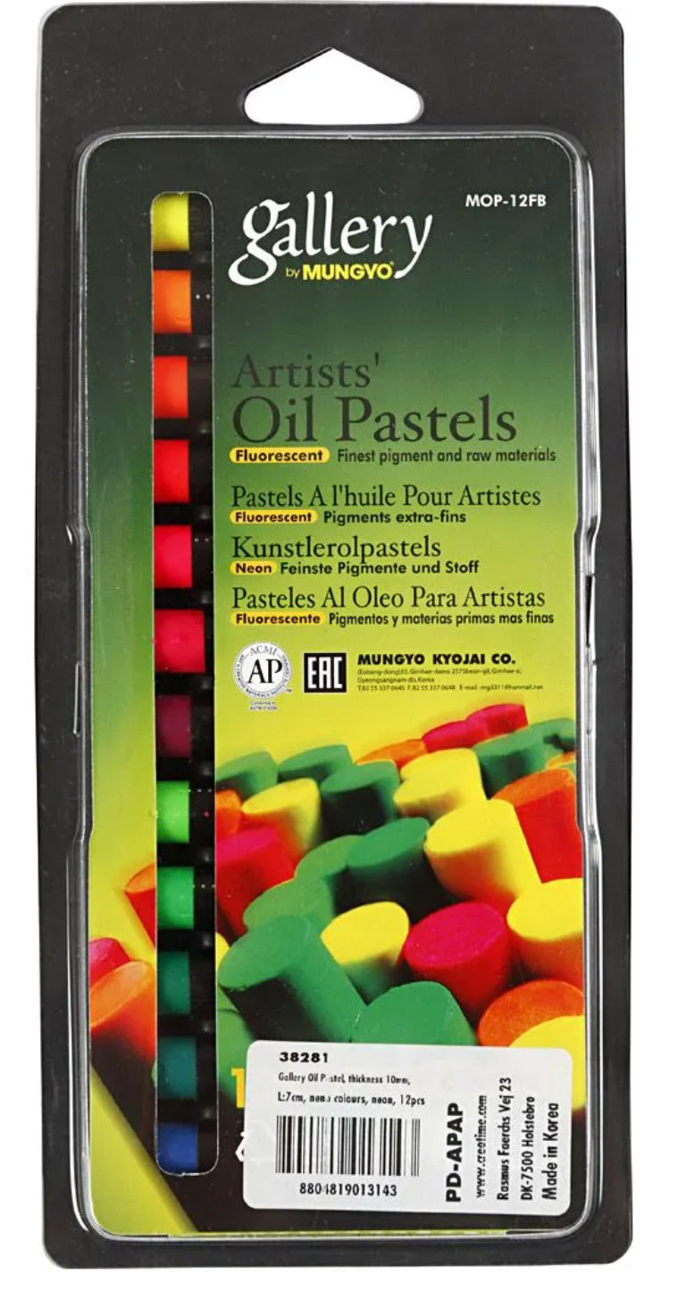 Künstler-Ölpastelle NEON 12 Stifte