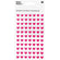 Gelsticker Herzen neon pink 1 Bogen 9,5x19cm