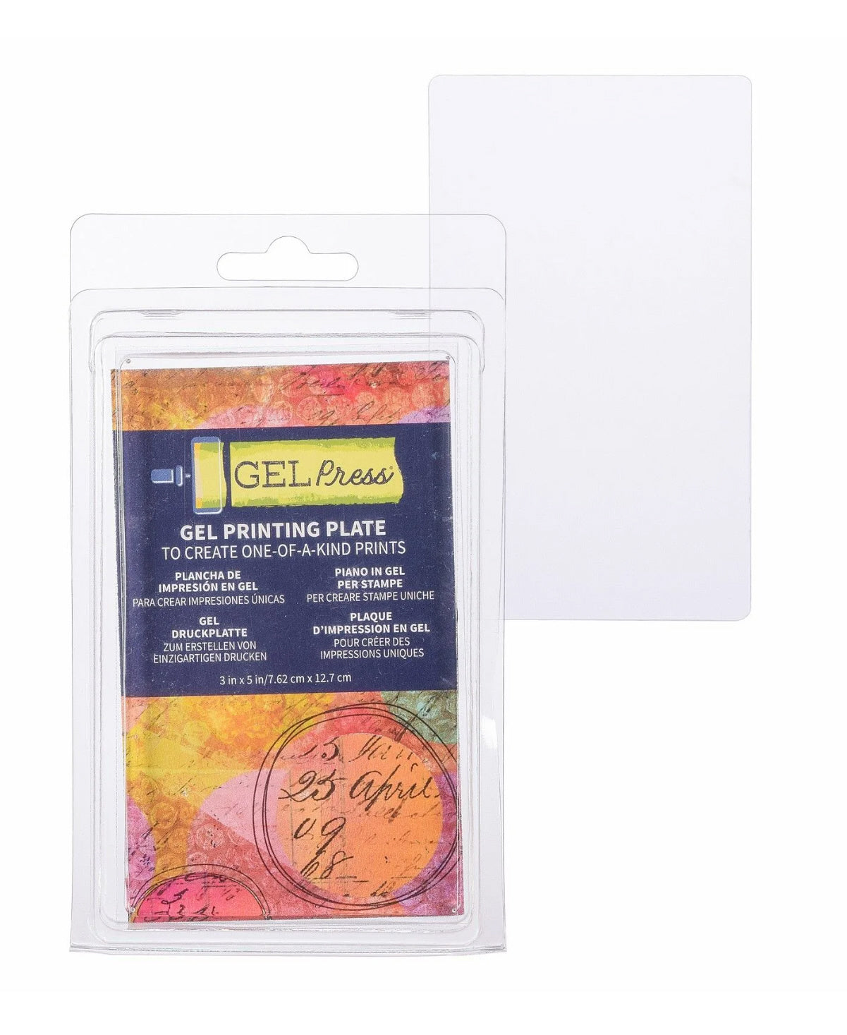 Gel-Druckplatte 7,62 x 12,7 cm