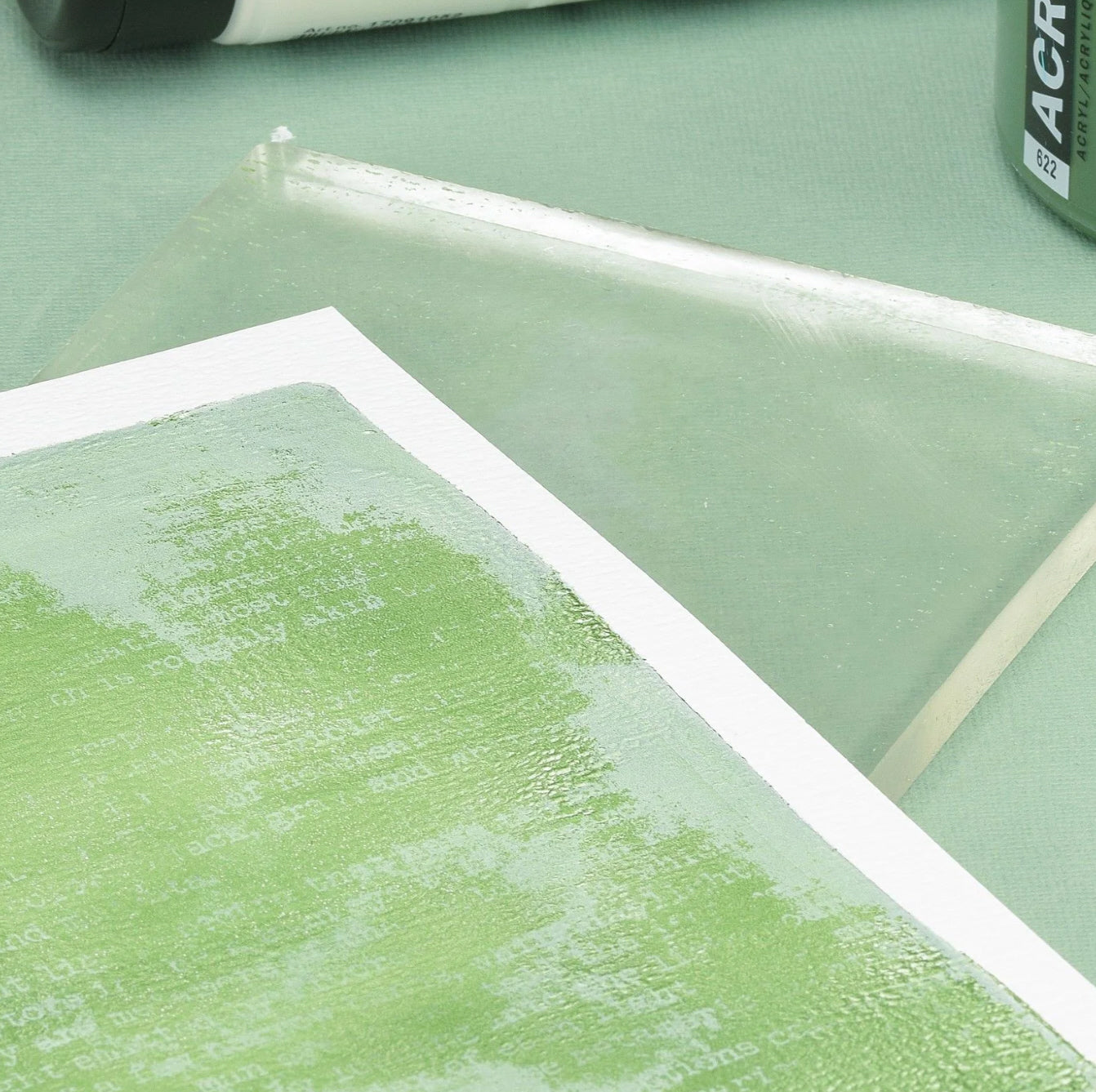 Gelpresse Gel-Druckplatte Rechteck 12,7x17,8cm