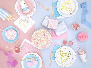 Gender Reveal Party Servietten 33x33cm 20 Stück
