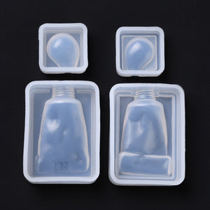 Gießform aus Silikon Farbtube 19~40x19~39x6,5~10,5mm 2-teilig