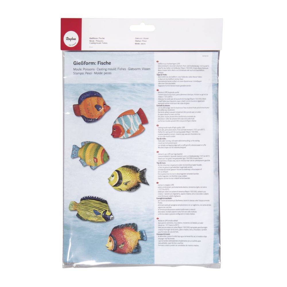Gießform Fisch 24x19cm