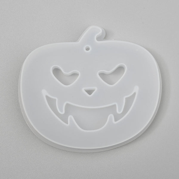 Silikon-Gießform Halloween Kürbis 70x81x11mm