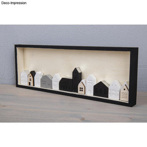 Silikon Gießform Mini Häuser 14,5x26x1,5cm 15 Formen 1 Stück