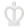 Silikonform Herz-Vase mit Reagenzglas 13,5x12x3cm