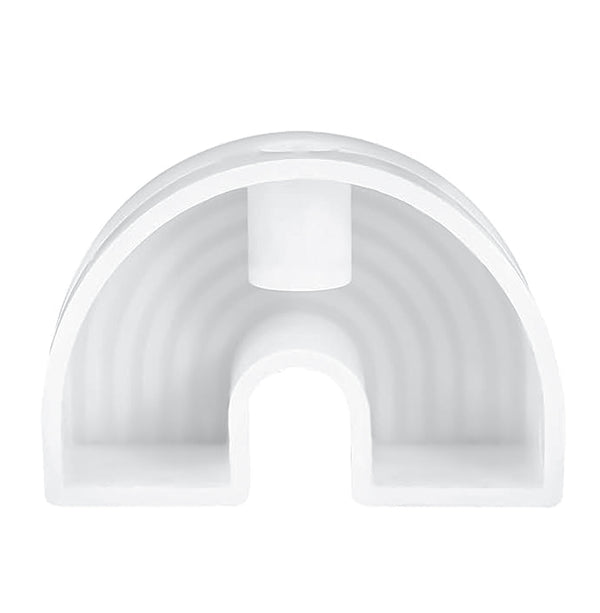 Silikonform Kerzenhalter Regenbogen 11,4x7,8cm