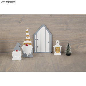 Gießform Wichtel 14,5x26x1cm 6 Formen 1Stück