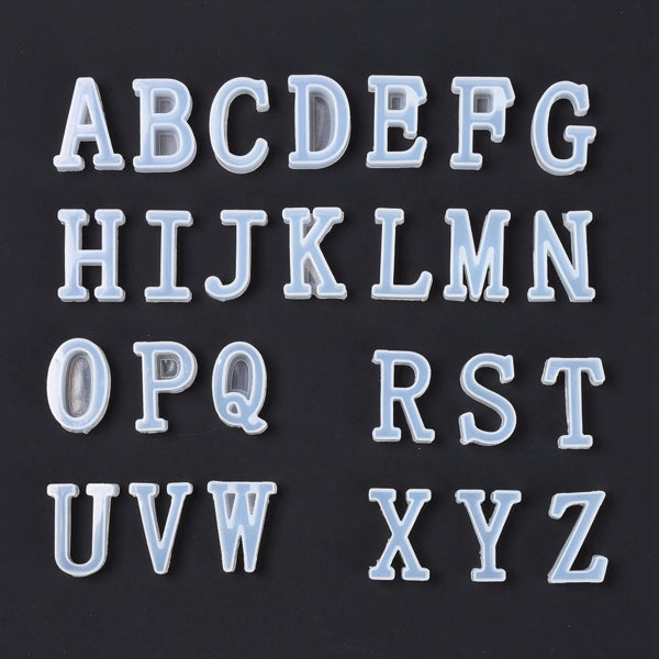 Gießformen Set Alphabet A - Z, 26-teilig, 40x20x11mm Silikon Gießform
