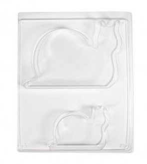 Gießform Schnecken 9,5x6,6 cm, 15,5x11 cm
