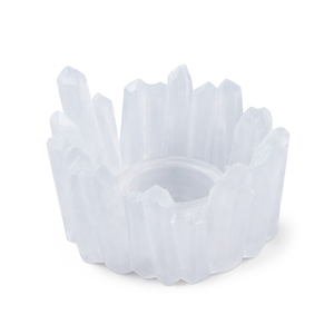 Silikonform Kristall-Teelichthalter 8x6cm