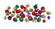 Glöckchen D 10+14 mm Metallic-Farben 24 Stück