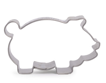Schwein Ausstecher aus Weißblech 50x32mm