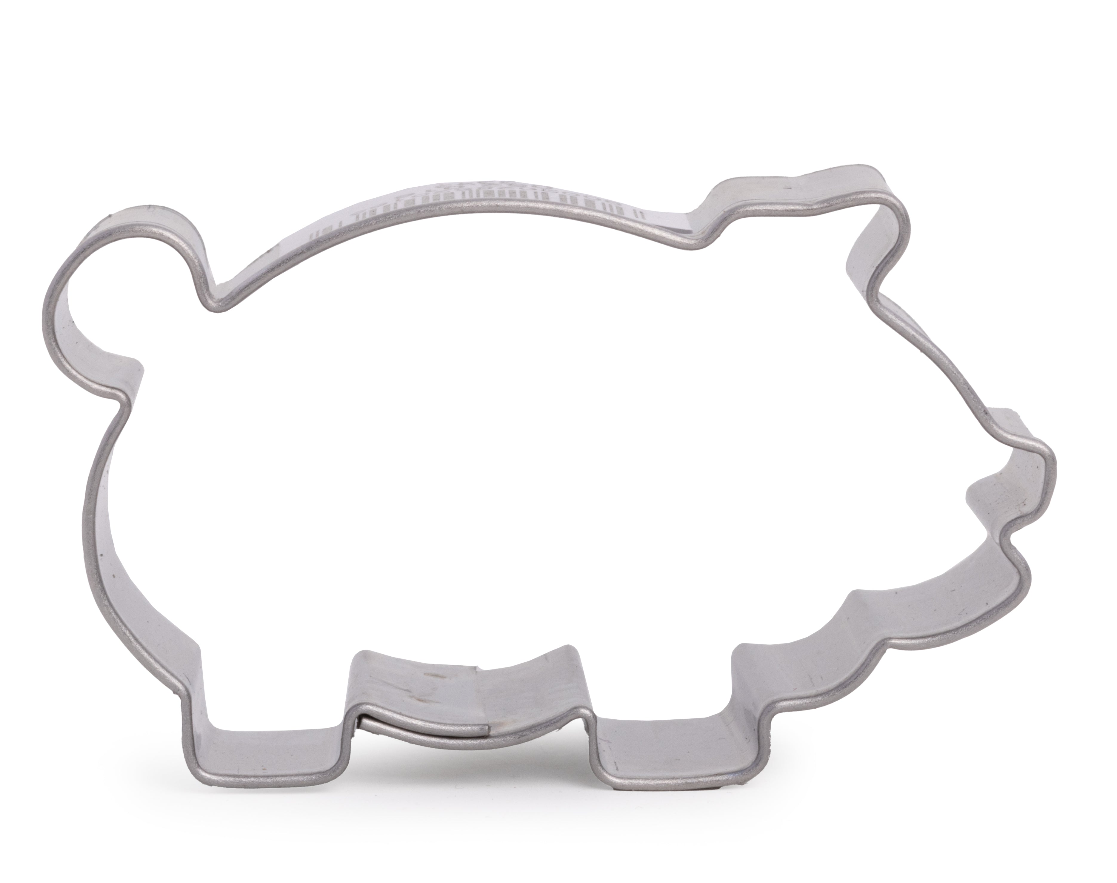 Schwein Ausstecher aus Weißblech 50x32mm