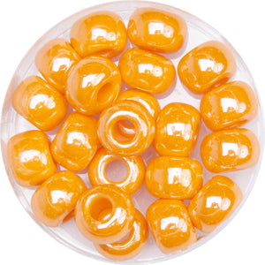 Glasrondelle bedampft glänzend 8mm 21 Stück/ Dose