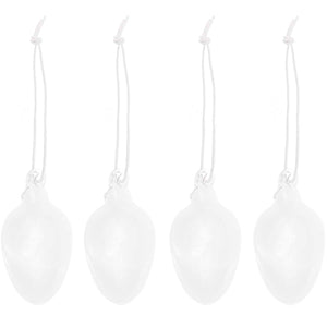 Glas-Eier-Set transparent 2-teilig 3,2 cm