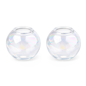 Glaskugel oben offen zum Befüllen AB luster 18mm Lochgröße 4mm 4 Stück