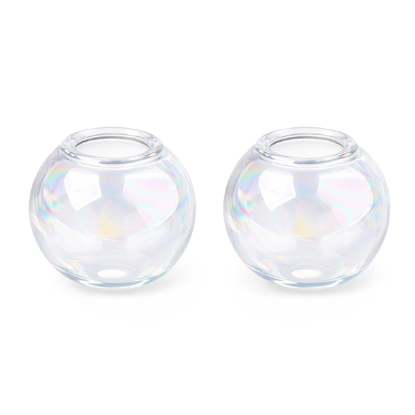 Glaskugel oben offen zum Befüllen AB luster 18mm Lochgröße 4mm 4 Stück