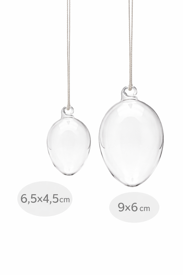 Glasei farblos transparent 1 Stück