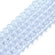 Glasperlen rund transparent hellblau 4mm 97 Stück / Strang