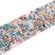 Glasperlen Rondelle facettiert Multicolor 3x2,5mm 176 Stück / Strang