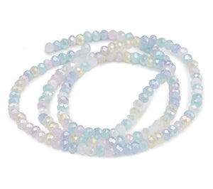Glasschliffperlen Mix 2mm 160 Stück