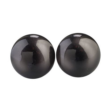 Tieraugen Glas mit Öse 10mm, 4 Stk./Pkg.