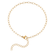 Edelstahl Armband Gliederkette goldfarben 19,2cm 1 Stück