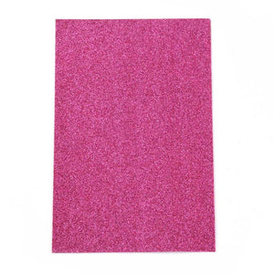 Moosgummi Glitter A4 2mm 20x30cm 1 Bogen