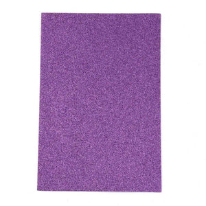 Moosgummi Glitter A4 2mm 20x30cm 1 Bogen