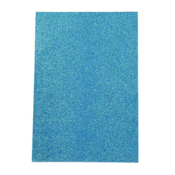 Moosgummi Glitter A4 2mm 20x30cm 1 Bogen