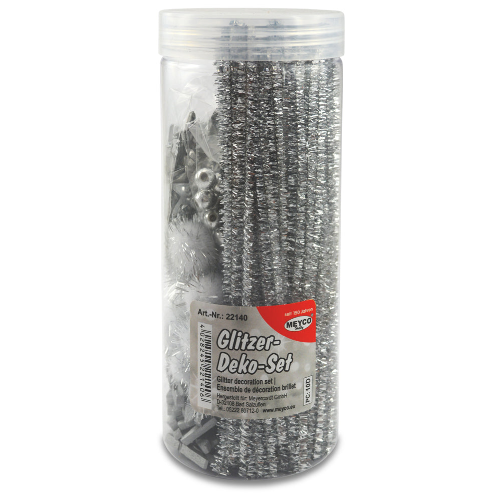 Glitzer-Deko-Set