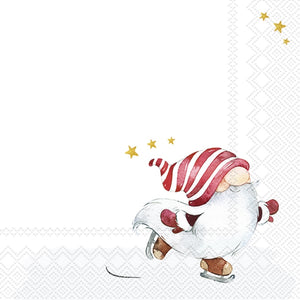 Niels red Gnom IHR Servietten 20 Stück 33x33cm