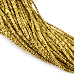 Kordel gedreht gold metallic pro Meter
