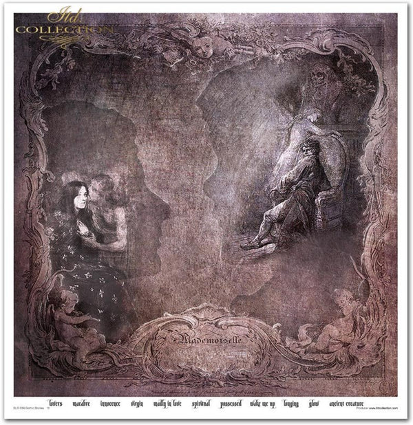 Papier-Set Gothic Stories 10 Blatt 320x310mm 200g