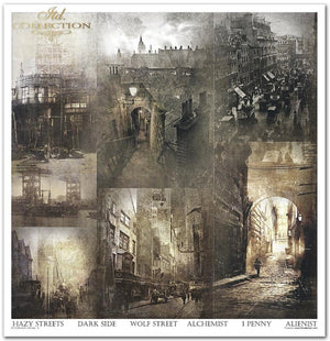 Papier-Set Gothic Stories 10 Blatt 320x310mm 200g
