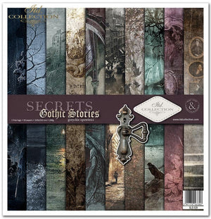 Papier-Set Gothic Stories 10 Blatt 320x310mm 200g
