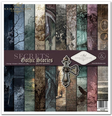 Papier-Set Gothic Stories, 10 Blatt, 320x310mm, 200g