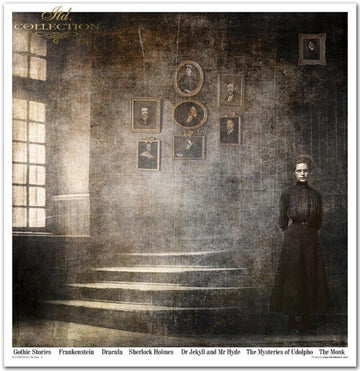 Papier-Set Gothic Stories, 10 Blatt, 320x310mm, 200g