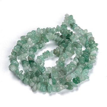 Grüner Aventurin Edelsteinperlen natürlich Splitterkette Grade AB 3~16x3~8mm 1 Strang 82cm