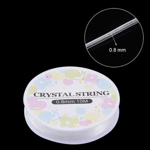 Gummifaden transparent verschiedene Stärken 1 Rolle