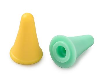 Bunte Gummistopper für Stricknadeln – Kappen für Nadelspitzen 1,9x1,2cm bunt sortiert 10 Stück