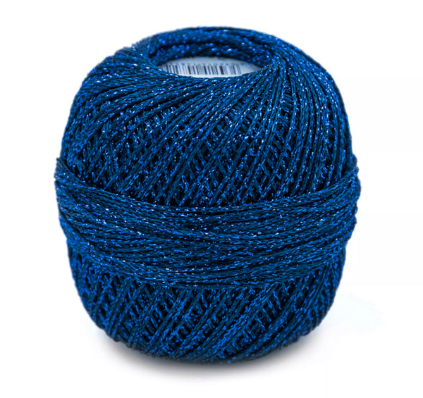 Häkelgarn Glitter uni metallisiertes Garn 25g/110m