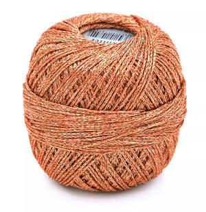 Häkelgarn Glitter uni metallisiertes Garn 25g/110m