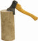 Hackstock mit Axt aus Holz 3,5x6cm
