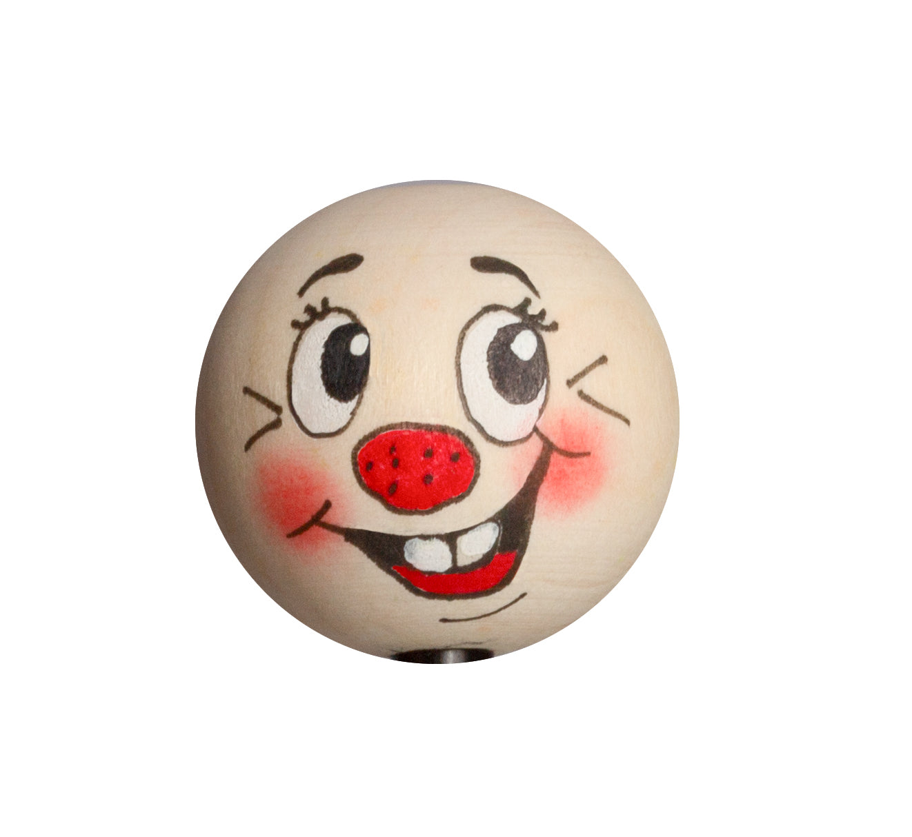 Holzköpfchen handbemalt Kobold verschiedene Größen