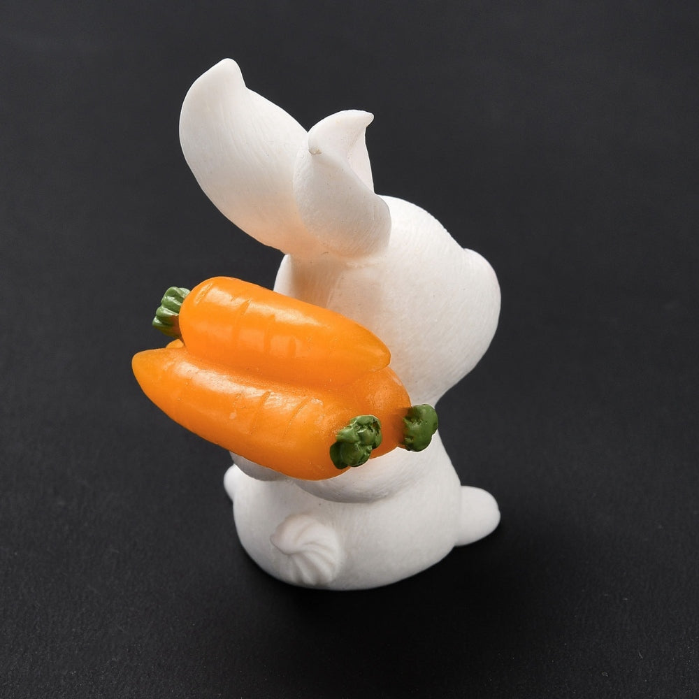 Dekofigur Häschen mit Karotte 41,5x24,5x31mm 1 Stück